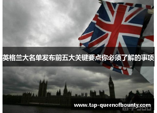 英格兰大名单发布前五大关键要点你必须了解的事项